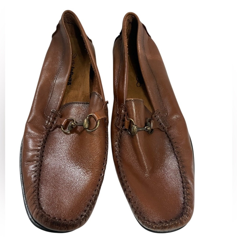 Studio Infinite cognac Dalton Leather loafer horse bit US size 12 made in Brazil